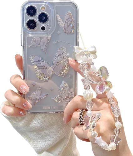 Miniatura 10 de Funda compatible con iPhone 11 Pro Max con bonito diseño de flores negras y sencillas, para mujeres, adolescentes y niñas, funda protectora de lente