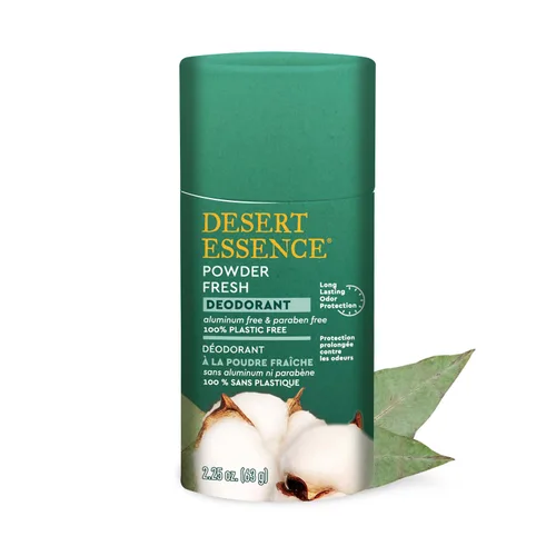 Miniatura 11 de Desert Essence Lavendar Desodorante de árbol de té – 100% libre de plástico, protección natural del olor – Sin aluminio ni parabenos con árbol de té