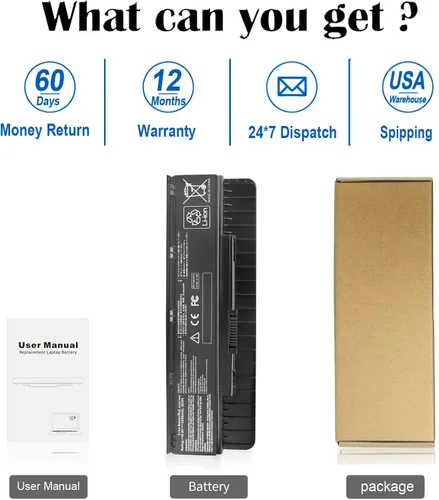 Miniatura 6 de DMKAOLLK A32N1405 A32LI9H - Batería para portátil Asus GL551 GL551J GL551JW GL551JW-DS71 GL551JW-DS74 GL551J-EH74 G551 G551J G551JM GL771J G771 G777