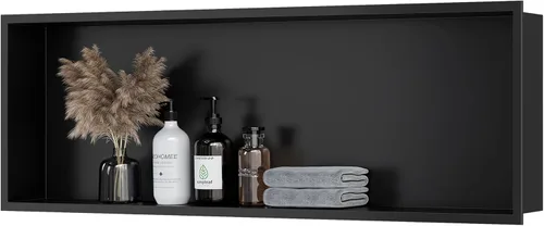 Miniatura 11 de Neodrain Nicho de ducha empotrado, gabinete de almacenamiento de baño, tamaño interior de 12 x 12 pulgadas, inserto de nicho de pared de baño