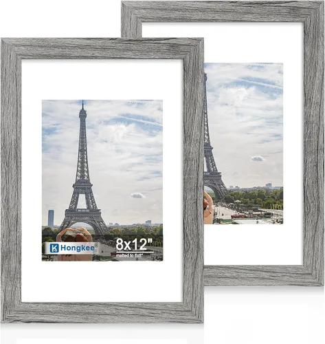 Miniatura 111 de Hongkee - Juego de 2 marcos de fotos, HK042515-MD5.5X8.5-BK(2PK)