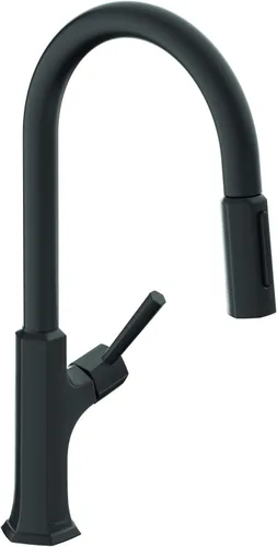 Miniatura 8 de hansgrohe Locarno 04855800 - Grifo de cocina de acero inoxidable con pulverizador extraíble, grifo para fregadero de cocina, óptica de acero
