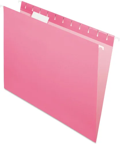 Pendaflex - Carpetas colgantes recicladas Rosado