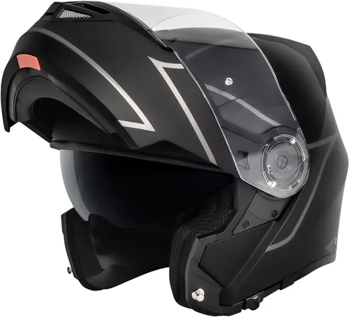 Miniatura 10 de VCAN VX28 Casco modular de motocicleta abatible de cara completa, aprobado por DOT, almohadilla Coolmax para mejillas y listo para OTG