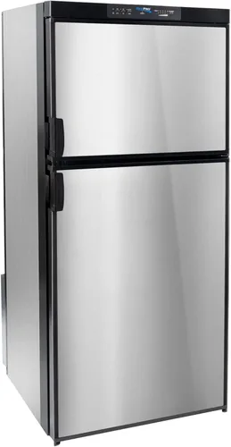 Miniatura 9 de Refrigerador RecPro RV 6.3 pies cúbicos de gas y eléctrico Acabado negro o acero inoxidable 110V / 12V / Gas propano (Acabado negro)
