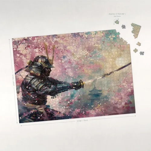 Miniatura 2 de Rompecabezas de 1000 piezas para adultos, rompecabezas japonés para amantes del anime, rompecabezas oriental de 1000 piezas