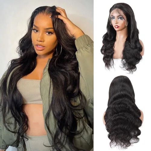 Miniatura 27 de Cabello humano ondulado con cierre frontal de encaje HD 4 x 4, cierre de encaje con cabello de bebé, cabello humano 100% virgen brasileño