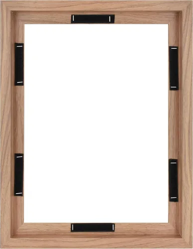 Miniatura 10 de MCS Marcos flotantes para lienzo de 12 x 12 pulgadas, marco cuadrado de madera natural para lienzos terminados, para pared vertical y horizontal