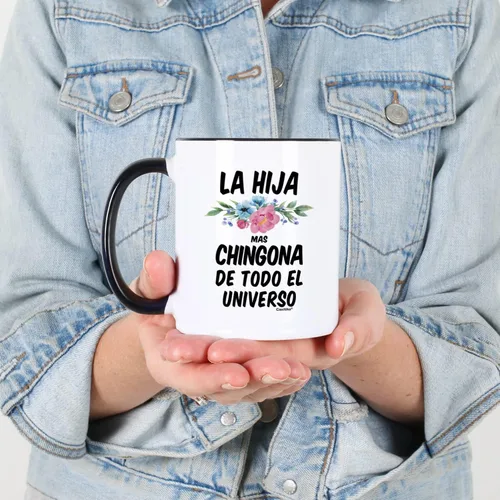 Miniatura 4 de Casitika Regalo para hija en español. La Hija Mas Chingona De Todo El Universo Taza de Café de 11 Oz Regalos Para Cumpleaños.