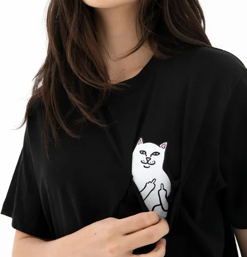 Miniatura 3 de RIPNDIP Lord Nermal SS Pocket Tee (negro), Negro