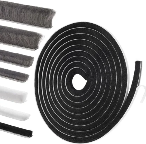 Miniatura 15 de Sello autoadhesivo para puertas y ventanas: relleno aislante insonorizante para marcos correderos, exteriores, frontales y jambas, 0.2 pulgadas x