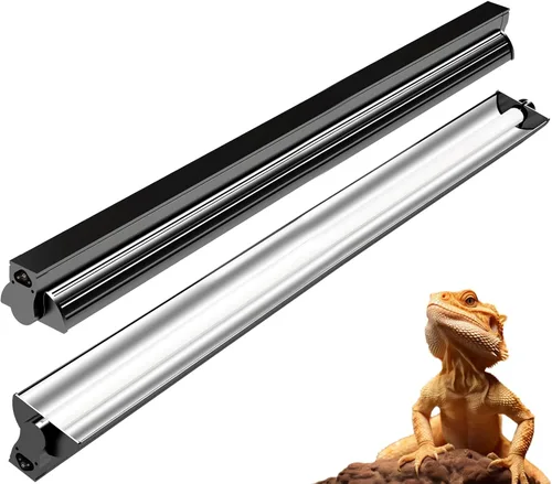 Miniatura 11 de Kit combinado de lámpara de reptil UVB T5 de 24 W - Tubo fluorescente UVB 10.0 para dragones barbudos, lagartos y tortugas - Luz de reptil UVA UVB