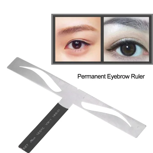 Miniatura 6 de Filfeel Regla de cejas, regla de extensión de equilibrio permanente profesional de cejas, regla de extensión de ceja (#1)