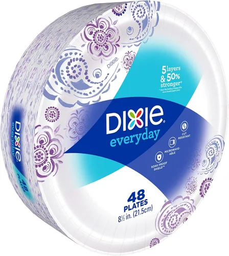 Miniatura 2 de Dixie 48pk 8 1/2 in Plates (Pack of 2)