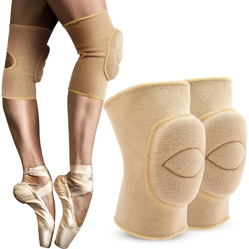 Miniatura 2 de Rodilleras de voleibol para niñas, niños, jóvenes, mujeres, hombres, 7.8 pulgadas de grosor, acolchadas, rodilleras suaves y elásticas, protector