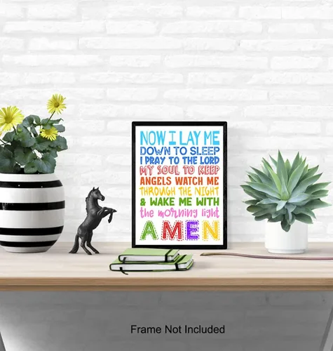 Miniatura 5 de Yellowbird Art & Design Arte y Decoración Religiosa para Pared - Lindos Regalos Cristianos para Dormitorio de Niños, Guardería, Niñas Pequeñas