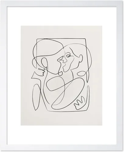 Miniatura 70 de Poster Master Póster de cara de mujer, impresión de dibujo de línea, arte moderno, arte de boceto, arte de pared de esquema, regalo para hombres