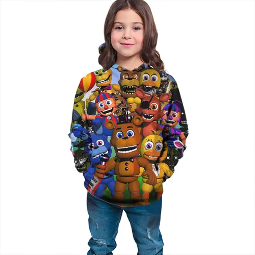 Miniatura 4 de Sudadera con capucha para niños y niñas con estampado 3D, sudaderas con capucha de anime