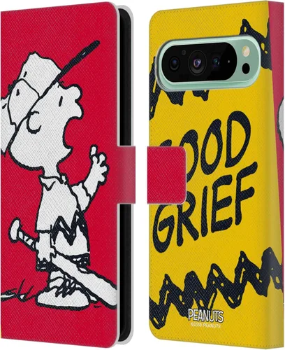 Miniatura 85 de Head Case Designs Officially Licensed Peanuts Snoopy & Woodstock 2 Halfs and Laughs Leather Wallet Case Compatible with Google Pixel 8 Snoopy