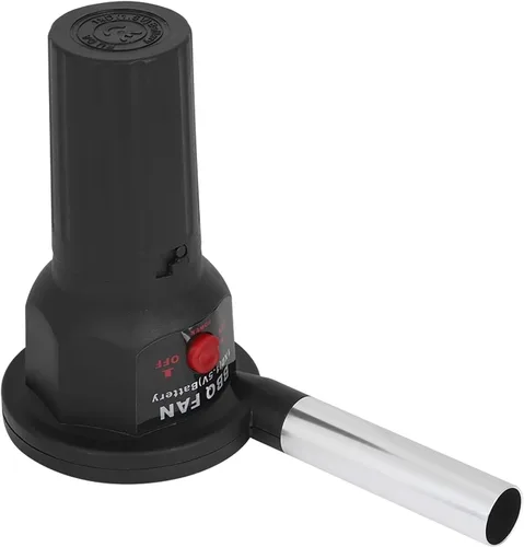 Miniatura 5 de Ventilador portátil para barbacoa, soplador de aire de mano, con batería, ventilador de barbacoa, soplador de aire, camping al aire libre, picnic