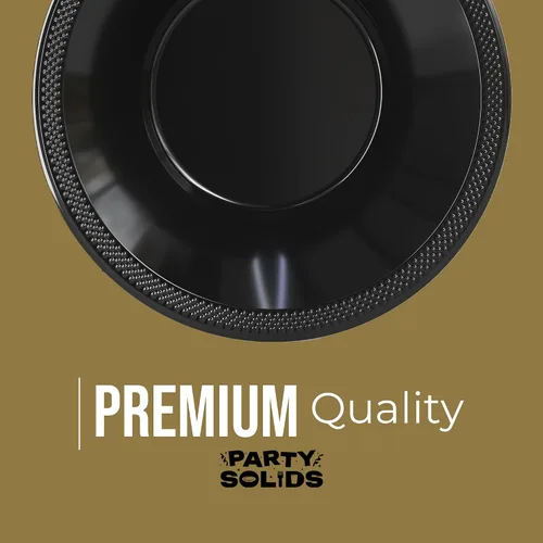 Miniatura 3 de Exquisite Party Solids - Cuencos desechables de plástico de 12 onzas para sopa de comida caliente, 100 unidades, para sopa, ensalada, cereales