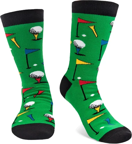 Miniatura 3 de Lavley Funny Socks For Men - Novelty Gifts For Sports Fans, Golfing, Pickleball, Weight Lifting, Racing and More