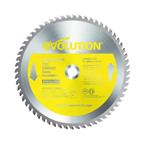 Miniatura 19 de Evolution 14BLADESS Cuchilla de acero inoxidable de 90 dientes de 14" Cuchilla de sierra TCT para Evolution S14CPS, S15CPS, S355MCS, S355CPSL