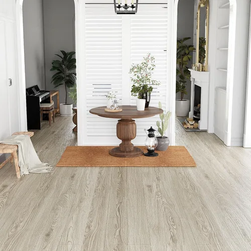 Miniatura 5 de Oxdigi Piso de vinilo para despegar y pegar, rollo de 24 x 118 pulgadas / 19 pies cuadrados, baldosas adhesivas de vinilo con aspecto de madera