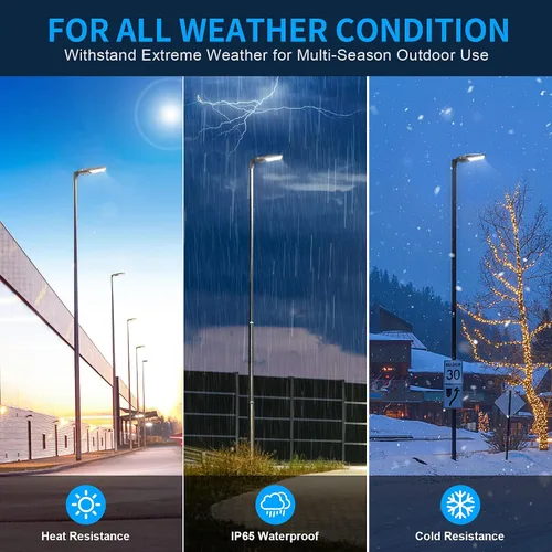 Miniatura 4 de AKK Luz LED de estacionamiento de 150 W, 21,000 lm con fotocélulas del atardecer al amanecer. IP65 impermeable, luz diurna de 5000 K, montaje