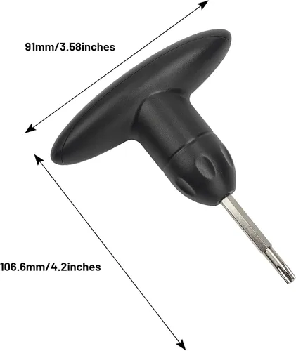 Miniatura 2 de Herramienta de ajuste de llave de conductor de golf para palos de conductor e híbridos de calle, llave negra