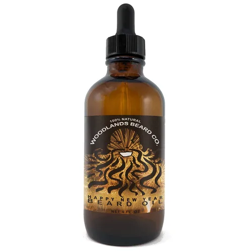 Miniatura 5 de Aceite para barba Happy New Year perfumado con pachulí, vainilla, naranja dulce e incienso (1 oz.)