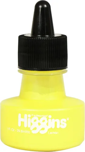 Miniatura 12 de Higgins Tinta de dibujo pigmentada, negra, botella de 1 onza (44021)