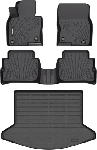 Miniatura 42 de Alfombrillas y forro de carga para Jeep Grand Cherokee L 2021-2025 (solo para 6 plazas sin consola central), alfombrillas de automóvil TPE para todo