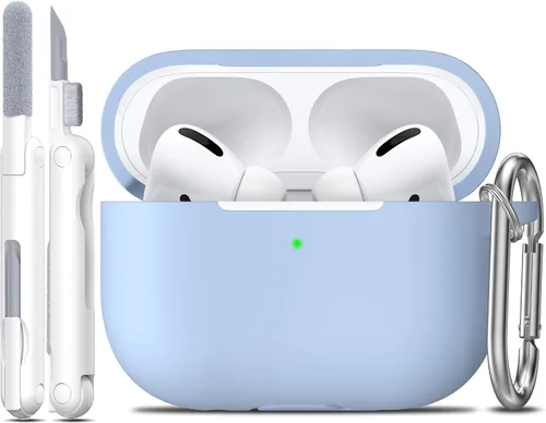 Miniatura 66 de Funda para AirPods con llavero, protección completa, de silicona, accesorios para AirPods, funda para hombres, mujeres y adolescentes, con estuche