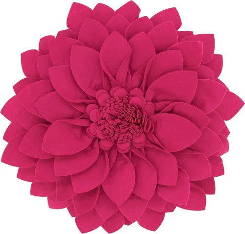 Miniatura 14 de SARO LIFESTYLE Almohada de fieltro en forma de flor