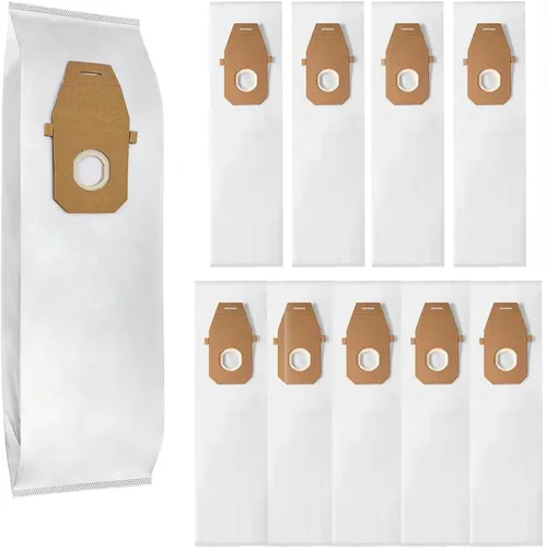 Paquete de 10 bolsas de vacío HEPA tipo Q, compatibles con aspiradoras verticales Hoover UH30010COM/UH30010CCA/UH30010, pieza de repuesto AH10000,
