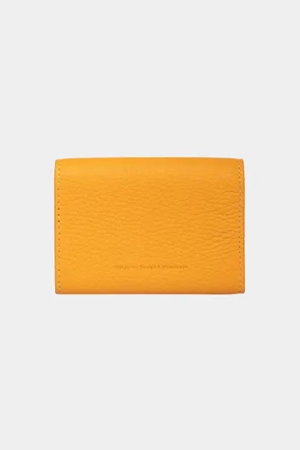 Miniatura 68 de grande Estuches para tarjetas 3639, Naranja, Tarjetero de cuero con cierre magnético, cartera pequeña de acordeón para mujer