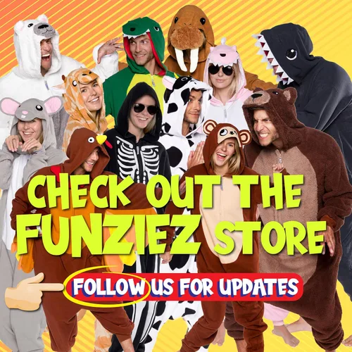 Miniatura 5 de Funziez! - Disfraz de Halloween para adultos, disfraz de animales y criaturas marinas, mameluco afelpado para cosplay, para mujeres y hombres