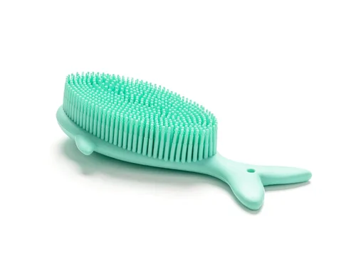 Cepillo sensorial prémium para niños o autismo, limpiador corporal de silicona suave, 2 en 1, cepillos sensoriales para terapia ocupacional, esponja