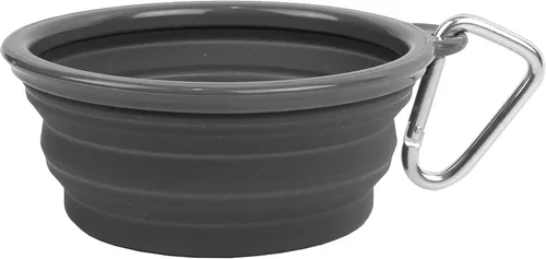 Miniatura 12 de Prima Pet Plegable Silicona Food & agua Tazón con clip de viaje para perro y gato, tamaños disponibles: pequeño (1,5 tazas) & Grande (5 tazas), Agua