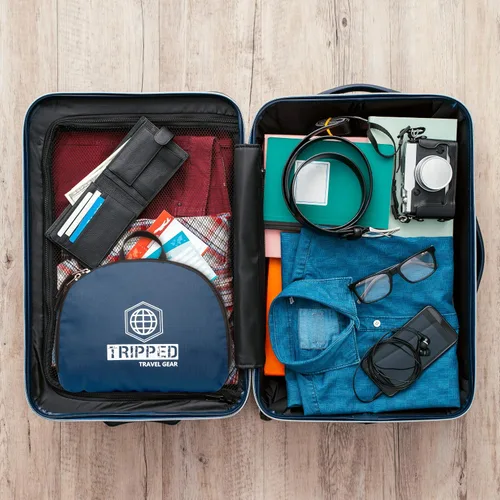 Miniatura 6 de Mochila de viaje: mochila ligera para senderismo, gimnasio y avión, Azul oscuro marino, 35 liters, Mochilas Daypack