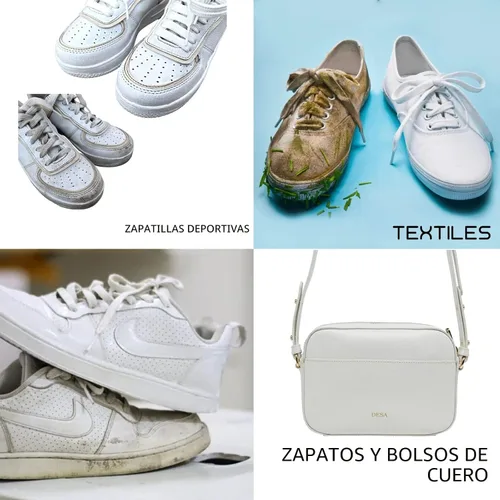 Miniatura 4 de Max White Betún para Zapatos 'Blanqueador de Zapatillas para Zapatos' Lona Cuero y Textiles 'Cubre Rozaduras
