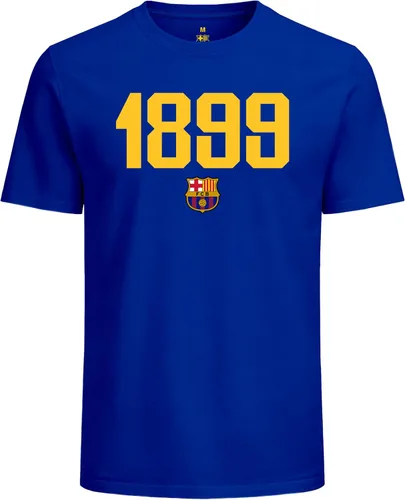 Miniatura 4 de Icon Sports Officially Licensed FC Barcelona Cotton T-Shirt - Unisex Adult azul