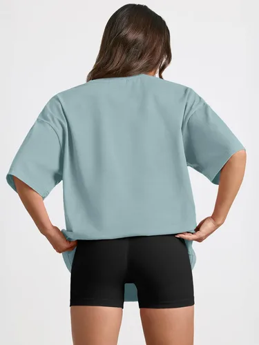 Miniatura 172 de Trendy Queen - Camisetas de entrenamiento de moda para mujer, camisetas atléticas de manga corta para verano y primavera, disponibles en tallas
