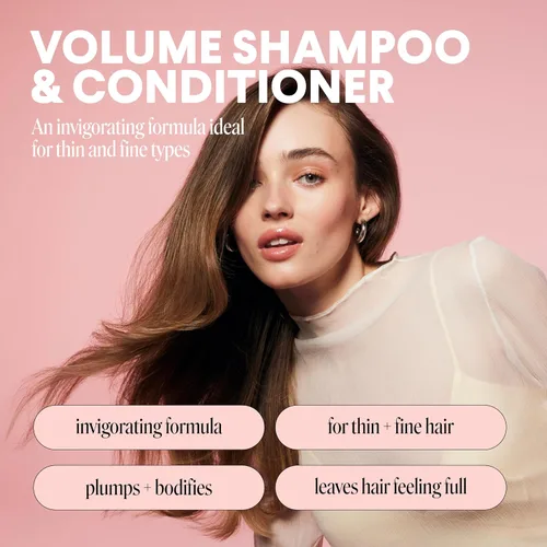 Miniatura 2 de MONDAY HAIRCARE Set de Champú y Acondicionador de Volumen (2 unidades) 12 onzas. Para cabello fino, delgado y graso. Hecho con aceite de coco