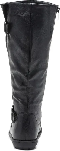 Miniatura 3 de DREAM PAIRS - Botas de invierno altas hasta la rodilla con forro de piel sintética para mujer