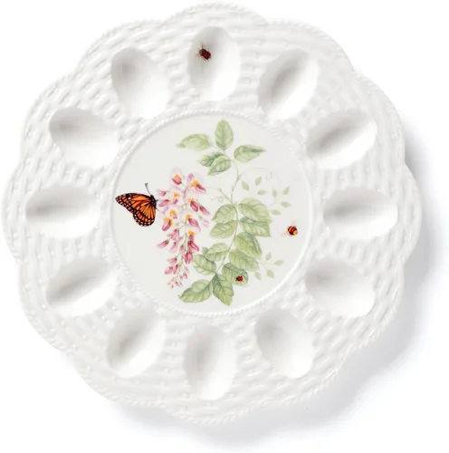 Miniatura 9 de Lenox 893456 Mariposa Prado Conejo Salero y Pimentero, Vajilla de Pascua