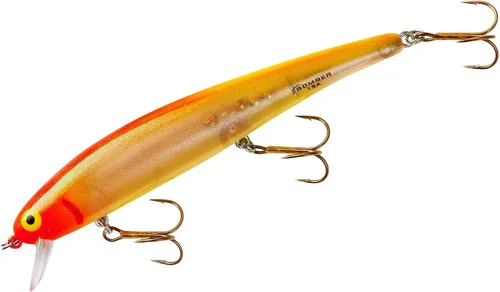 Miniatura 43 de Bomber Señuelos Long A Slender Minnow Jerbait Señuelo de Pesca a rayas (Baby Striper)