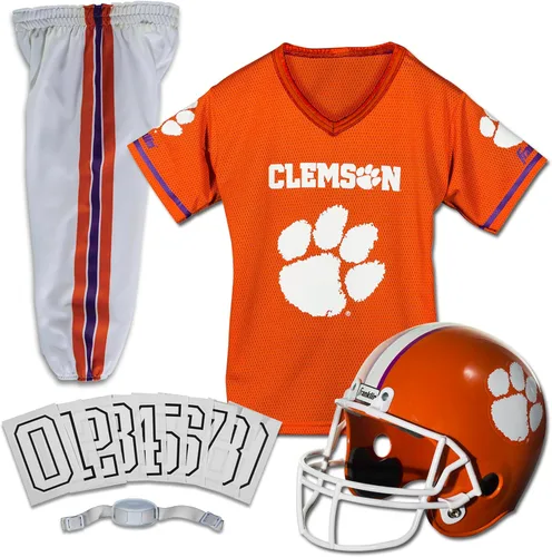 Miniatura 37 de Franklin Sports NCAA - Conjunto de uniforme de fútbol americano para niños, camiseta de fútbol universitario, casco + pantalones para niños y niñas