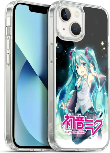 Miniatura 42 de Head Case Designs Licencia Oficial Hatsune Miku Gráficos Lindos Carcasa de Gel [Protección de Grado Militar] Compatible con Apple iPhone 7